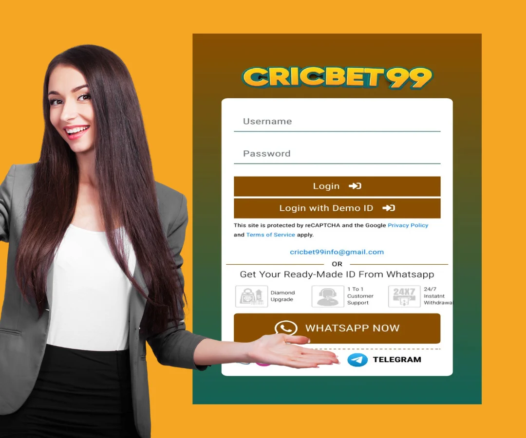 Step by step guide showing how to login to CricBet99 from a mobile phone browser