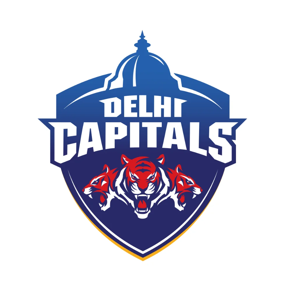 Delhi Capitals IPL team logo for DC match betting on CricBet99
